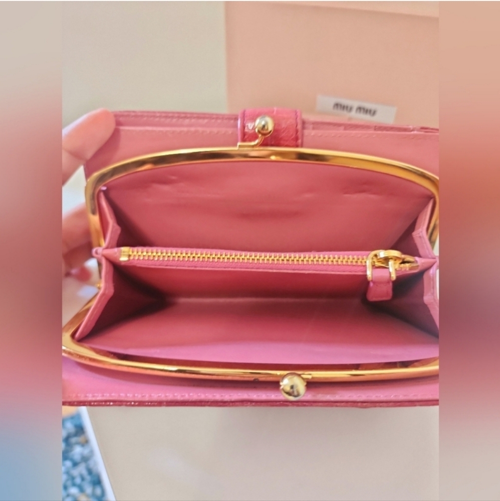Miu Miu Croc Wallet Rare - image 2